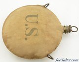 Spanish-American War, U.S. Army Model 1878 Canteen Unit Marked - 4 of 5
