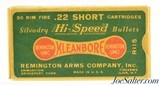 Crisp Rem UMC
Dogbone Kleanbore 22 Short Silvadry Hi-Speed Bullets Full Box - 1 of 7