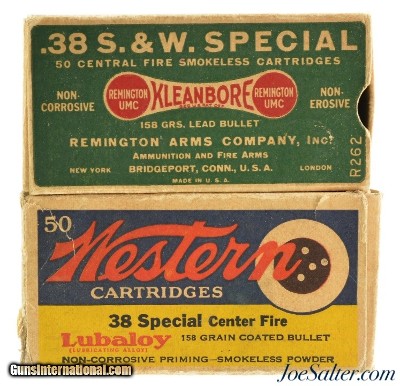Vintage .38 Special Lot 94 Rounds Western & Remington