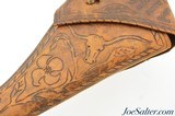 Antique Iver Johnson Co. Leather Holster #706 Colt SAA Texas Cowboy - 3 of 8