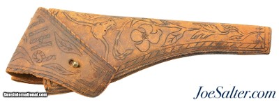 Antique Iver Johnson Co. Leather Holster #706 Colt SAA Texas Cowboy
