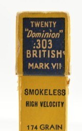 303 British Ammo Dominion Mark VII High Velocity 174 Grain Bullets - 3 of 6