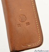 Vintage Smith & Wesson 21 28 N Frame Leather Holster 8 3/8" barrel - 5 of 6
