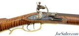 Exquisite Custom Tiger Stripe Maple Flintlock Rifle "No 49 S R Blackstone"