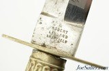 Civil War Cutlery Hilt Dagger with Etched Blade by Robert Lingard of Sheffield - 3 of 9