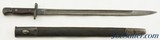 WWI Canadian P1907 Second Model Sanderson Bayonet with Scabbard - 2 of 11