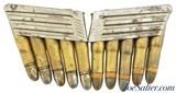 Scarce 11.15x58mm Austrian Werndl Mannicher 1886 Ammo 10 Rds in Clips - 1 of 3