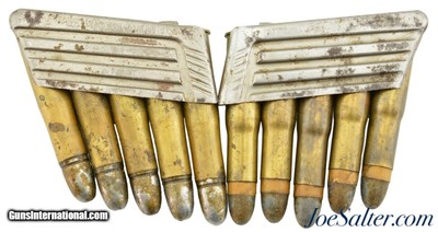 Scarce 11.15x58mm Austrian Werndl Mannicher 1886 Ammo 10 Rds in Clips