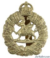 1st Battalion Monmouthshire Cap Badge "Flanders" Honors - 1 of 2