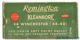 Remington 44 Winchester Ammo (44-40) Full Box Kleanbore 200 Gr SP