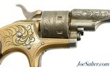 Antique Engraved Colt Open Top Pocket 22 RF Revolver Built 1875 - 3 of 12