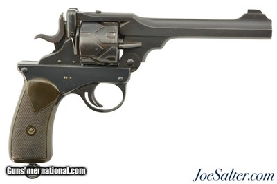 Model 1902 Webley-Fosbery Automatic Revolver Belonging to WW1 Brig. Gen. E. Gunner, RA
