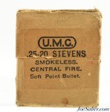 Full Box UMC 25-20 Single Shot Smokeless Ammo 86 Grain Soft Pt. Bullets - 3 of 7