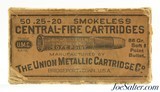 Full Box UMC 25-20 Single Shot Smokeless Ammo 86 Grain Soft Pt. Bullets