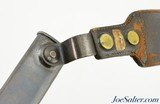 Scarce U.S. Cadet Bayonet 1900 Krag West Point Hoffman's Belt Attachment - 10 of 11