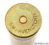 Scarce A.L. Howard Unfired 10 GA Shotgun Shell Paper Hull New Haven CT - 2 of 3