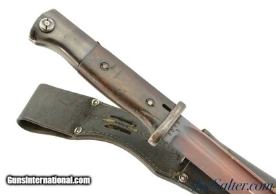 Pre-WWII German K98 Bayonet S/245 Jeter & Scheerer 1936 M1884/98