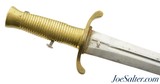 British Pattern 1837 Brunswick Rifle Bayonet by Enfield Dated 1846