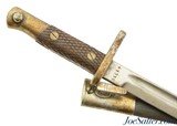 Spanish Model 1913 Mauser Bayonet and Scabbard Toledo