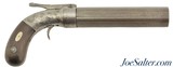 Scarce Stocking & Co. Single Action Pepperbox 28 Cal Worcester Mass - 1 of 13