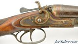 Outstanding William Parkhurst Belgium Double SxS 12 GA Hammer Shotgun - 4 of 15