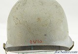Vietnam Era US Navy M1 Steel Helmet/Liner - 6 of 11