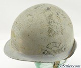 Vietnam Era US Navy M1 Steel Helmet/Liner - 2 of 11