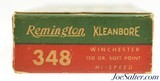 Remington 348 Winchester Ammo Post War Full Box 150 Gr SP - 5 of 7