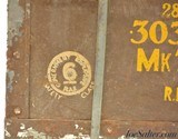 Full 288 Rounds Wood Crate 303 British Ammo Mark 7 Dated 1954 - 2 of 5