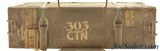 Full 288 Rounds Wood Crate 303 British Ammo Mark 7 Dated 1954 - 4 of 5