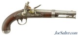 Rare North Carolina Marked US Model 1836 Pistol by Asa Waters (Reconversion to Flint) - 1 of 15
