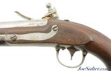 Rare North Carolina Marked US Model 1836 Pistol by Asa Waters (Reconversion to Flint) - 9 of 15