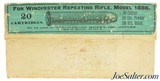 Scarce Early Green Label 50-110 Express WCF Black Powder Ammo Model 1886