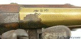 London Brass Barreled Flintlock Traveling Pistol by Durs Egg - 12 of 15