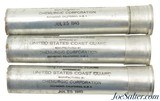 WWII 1945 Red Parachute Flares 3pc
