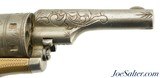 Antique Engraved Colt Open Top Pocket 22 RF Revolver Built 1875 - 4 of 12