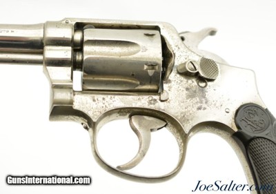 Nickel Finish S&W .38 Military & Police Model of 1905 2nd Change Revolver - Image 6 of 11