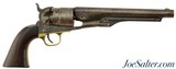 Fine Civil War Colt Model 1860 Army Revolver Four-Screw All Matching 4 Digit Serial Number