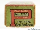 Multi Colored Issues Peters 22 Long Ammo Cincinnati Full Box Semi-Smokeless - 5 of 7