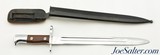 USMA West Point Krag Bayonet 1902 Date Chrome Plated + Scabbard Excellent - 2 of 10