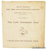 COLT'S AUTOMATIC GUN MODEL 1914 Operating Manual