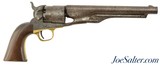 Civil War US Colt Model 1860 Army Revolver Made in 1863 all Matching w/ Nice Cartouches - 1 of 15