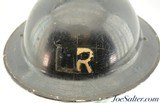 WW2 British Air Raid Light Rescue Mk. 2 Brodie Helmet - 4 of 5