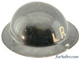 WW2 British Air Raid Light Rescue Mk. 2 Brodie Helmet