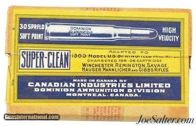 Dominion CIL 30 Springfield Reference Box 1932