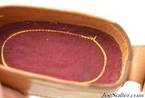 Antique Leather Leg of Mutton 22 Take-down Case NOS - 15 of 15