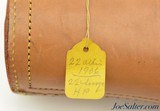 Antique Leather Leg of Mutton 22 Take-down Case NOS - 9 of 15