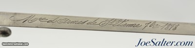French Model 1874 Gras Bayonet St. Etienne w/ Frog & Belt - Image 6 of 12