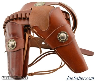 Triple K Holster Cowboy 2 Gun Rig 110-XL Belt
5" SAA
45 Cal