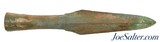 Chinese Zhou/Chou Dynasty Bronze Spearpoint - 1 of 9